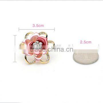 Classic Joker Set Crystal Rhinestone Flower Brooch photo-2