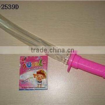 cartoon bubble sword with concentration