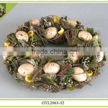 home decorative garland Easter egg wreath