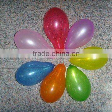 Fashion in China!Meet EN71!Nitrosamines detection! natural colorful 5inch latex assorted water balloons for game