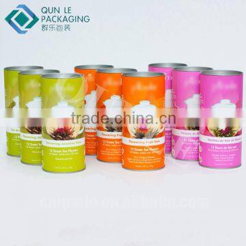 Custom Herbals Tea Paper Tube Box Packaging