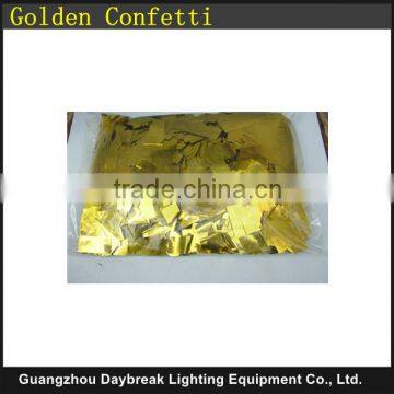 Celebration Golden confetti paper for stage party confetti cannon machine 1 kg / bag