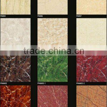 Hot sale brown Full polished ceramic floor tile