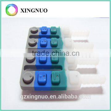 Silicone TV remote control kaypad rubber button