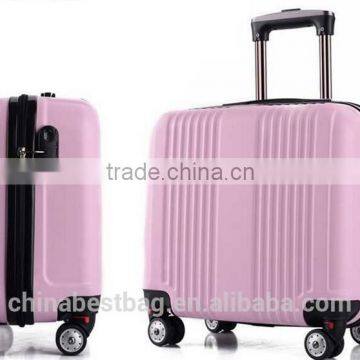 ABS exquisite Aluminum Trolley luggage travel bag