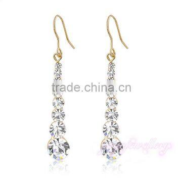 Wholesale light weight gold jewelry design earring