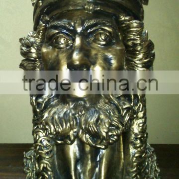 Bronze Egyptian king bust