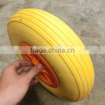 4.00-6 pu foam wheel / wheelbarrow pu foam wheel 4.00-6