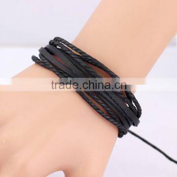 Fashion Bracelet, Leather Cord Bracelet, PTDB132 photo-3
