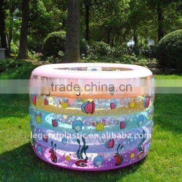 inflatable baby 5 rings swimming pool