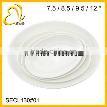 7.5/8.5/9.5/12 INCH OVAL PLATE; MELAMINE OVAL PLATE