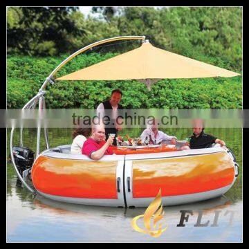 China cheap CE approved bbq donut boat