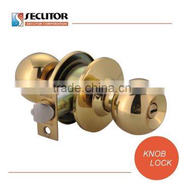 Brass Bedroom Door Knob Lock