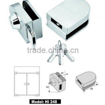 Toughness stainless steel glass door lock