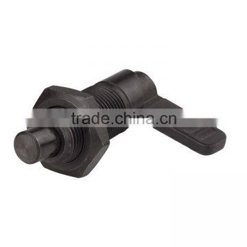 Steel gunmetal finish Index Plunger with lever BK38.0027