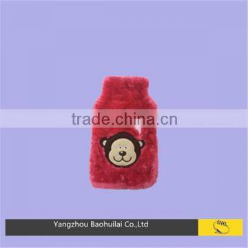 cute plush monkey hot water bottle cover