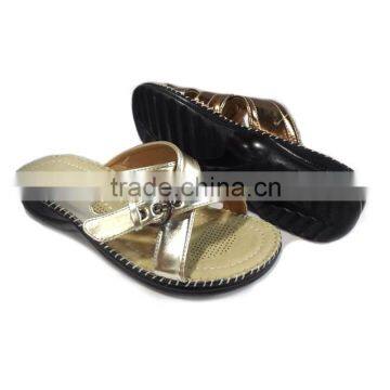 Big Size 2016 Popular Sexy High Wood Wedge Heel Sandals Branded Fashion New Design Ladies Slippers