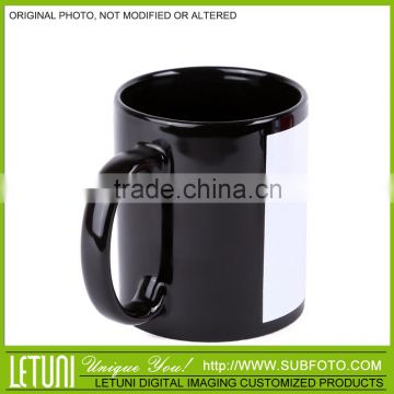 sublimation mug black