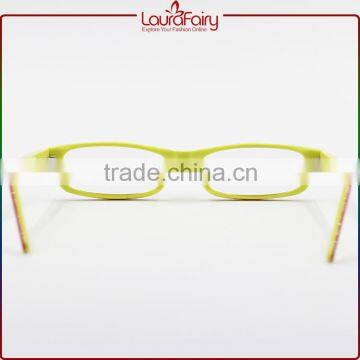 Laura Fairy Personal Red Yellow Plastic Acetate Japanese Optics Reading Glasses 2.0 photo-4