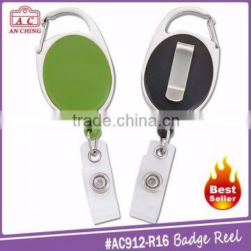 Diy Retractable Badge Holder Pull Reel With 360 Degree Swivel Clip