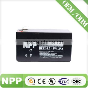 12V1.2AH Portable Camera lead acid Battery