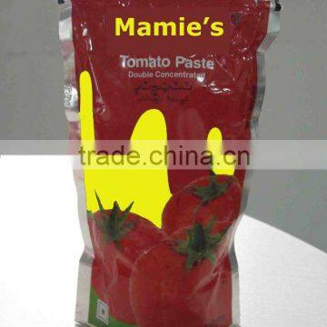 tomato paste in pouch