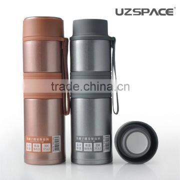 430ml uzspace stainless steel water bottle double wall