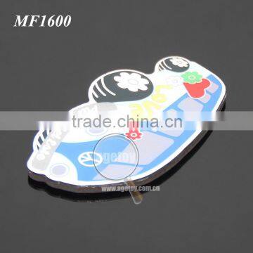 Uruguay Punta Del Este Souvenirs Car Shaped Rubber Magnet Stainless Steel Metal Custom Full Color Printing Fridge Magnet photo-4