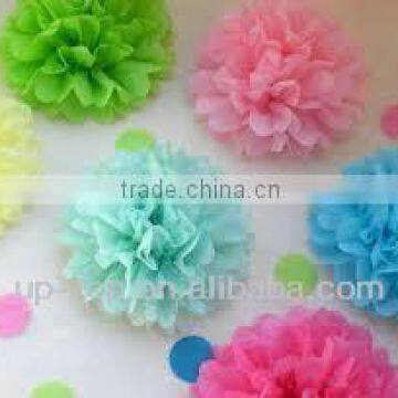 Flower pom poms