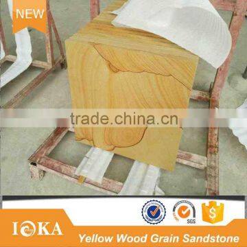 Yellow Sandstone Wood Grain Tile & Slab