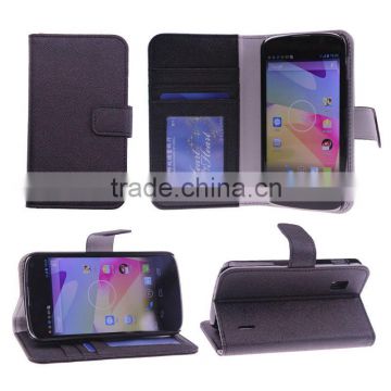 credit card leather case cover for LG e960 google nexus 4