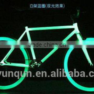 700C Luminous fixed gear bicycles/ glowing in dark fixie bike/ night cool track Bicycle