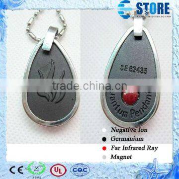 Water Drop Far Infrared Energy Stones Quantum Lava Scalar Pendant                        
                                                Quality Choice