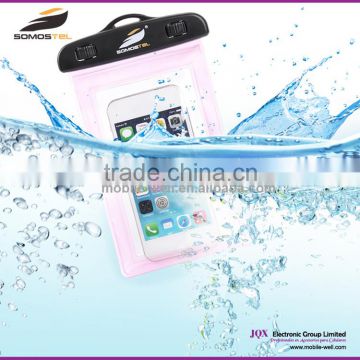 [Somostel] High sealed,HD picture under water 10M waterproof phone case, Promotional PVC Waterproof Bag