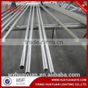 China manufacturer steel galvanized street lighting pole 12m