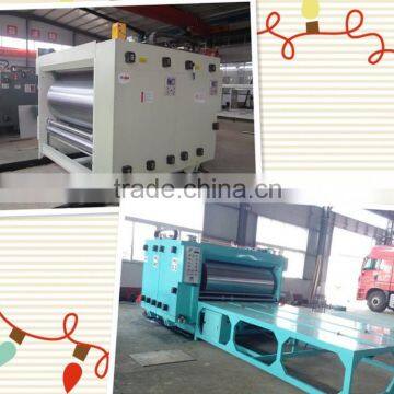 Chain feeding semi-automatic flexo ink printing machine