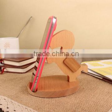 Factory price made in china wooden mobile phone holder mobile accessories