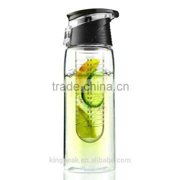 New Design 27oz Plastic Infuser Water Bottle /water infuser bottle/ BPA-Free Tritan fruit infuser water bottle/Shaker bottle