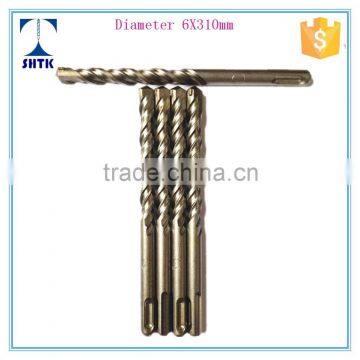 Manufacture, SDS Plus Drill Bit for Concrete, Concrete Drill Bit, Diameter 6X310mm