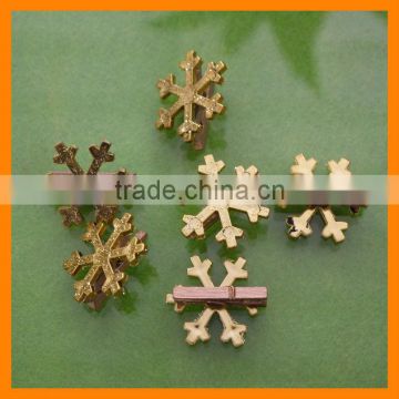 Gold Snowflake Peg For Christmas