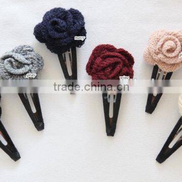 lovely decorative flower hair cip design hair accessories for ladies