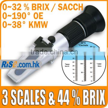 sugar related liquids Oe Oechsle KMW Wine Brix Refractometer