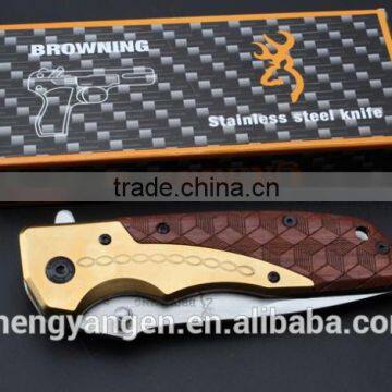 OEM Browning DA-77 Multifunctional Outdoor Camping Hunting Survival Folding Knife/knives photo-5