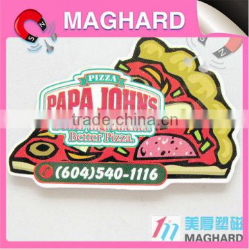 pizza fridge magnet promotion item custom design