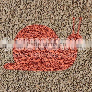 Tennis Court Rubber Roofing Recycled Polypropylene Granules Surface