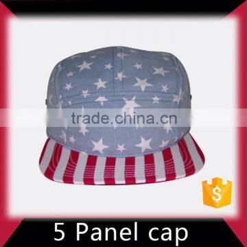 High quality guaranteed eco-friendly 5 panel hat with 3d badge