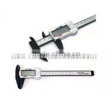 6" 150mm Carbon Fiber Measuring Digital Electronic Vernier Caliper Ruler Gauge