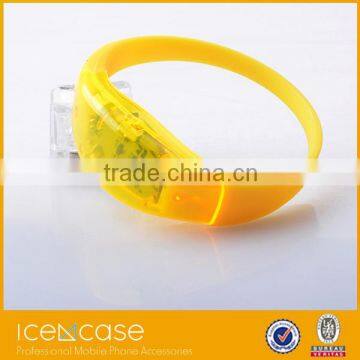 Hot selling personalized led bracelets/flashing bracelets/led flashing bracelets manufacturer