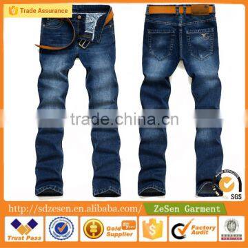 Wholesale Cheap China Cotton Blue Jeans Standard Apparel Clothing