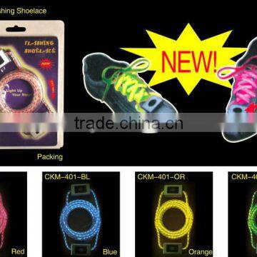 End of 2014 Clearance sale flashing led shoelaces